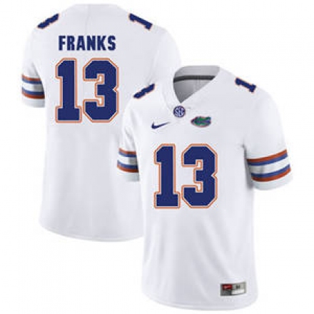 افضل فوط صحية Florida Gators White #13 Feleipe Franks Football Player Performance Jersey افضل فوط صحية